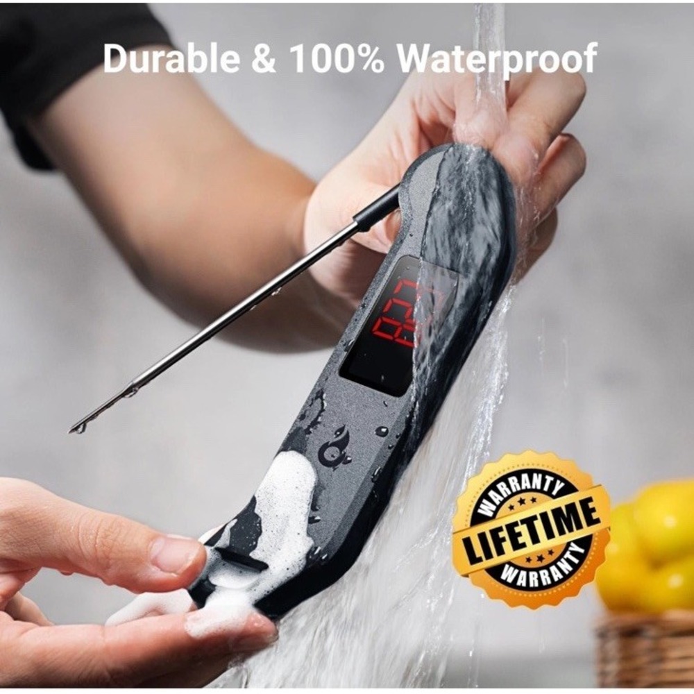Meat Thermometer Digital, 1 Sec Instant Read Food Thermometer for Cooking - Picture 6 of 9